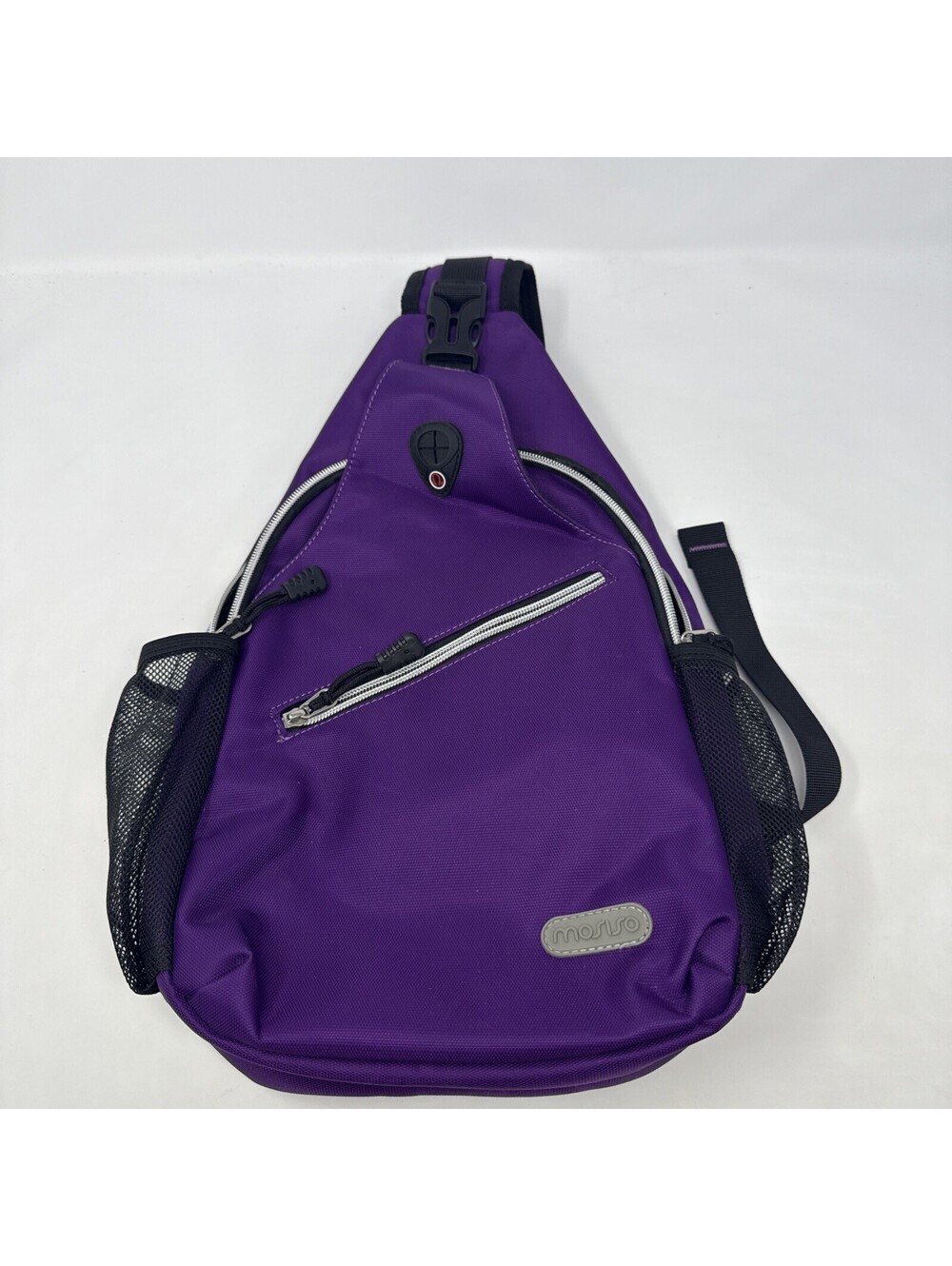 Mosiso Purple Sling Backpack Single Strap Crossbody Shoulder Bag Travel Hiking